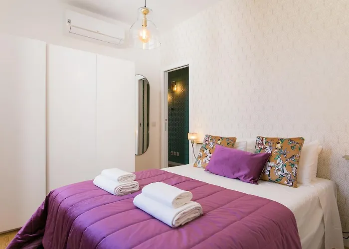 Jp38 - Dowtown Perfect Gem 2 Bdr + 2 Bath, Bright Flat! Lizbona