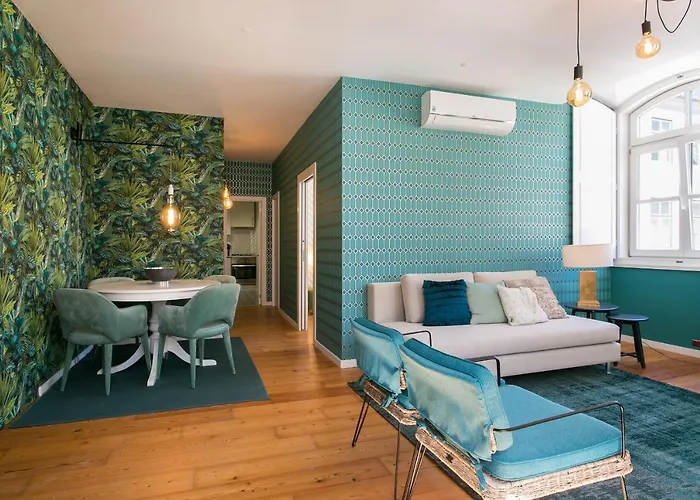 Jp38 - Dowtown Perfect Gem 2 Bdr + 2 Bath, Bright Flat! Apartament Lizbona